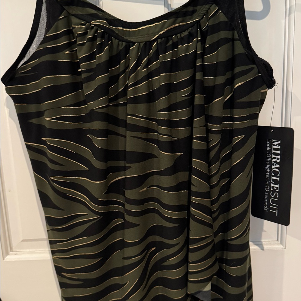 Miraclesuit Ursula Tankini in Olivetta Green NWT